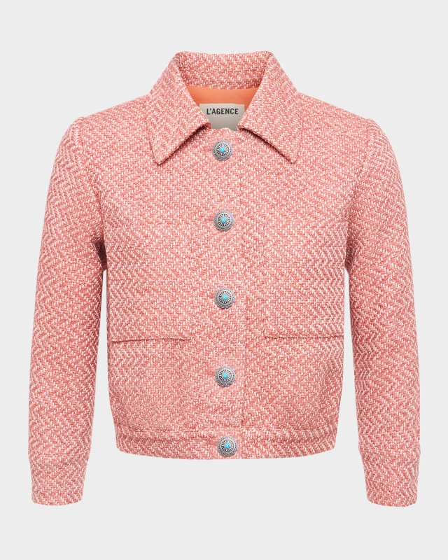 Jia Cropped Tweed Jacket
